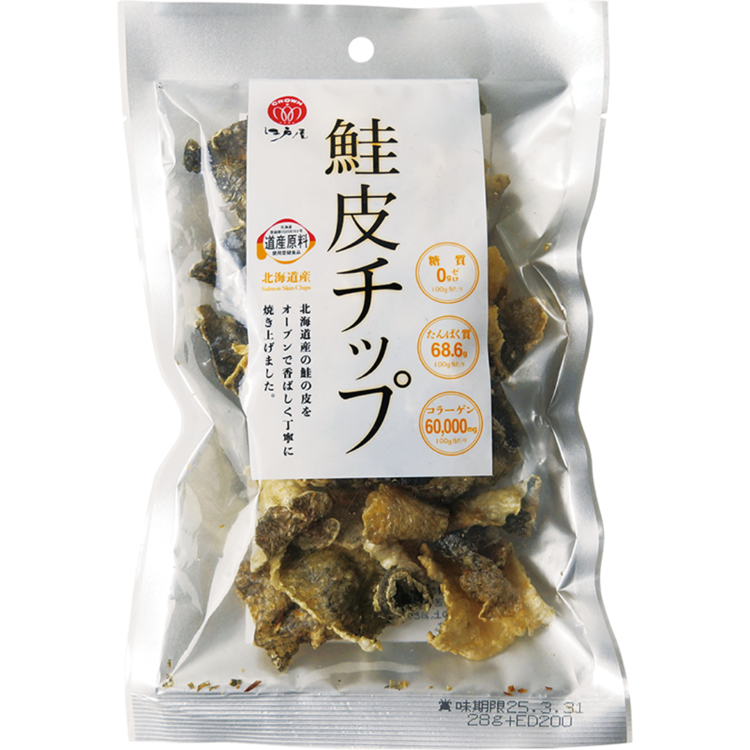 江戸屋鮭皮チップ 28g(北海道札幌市)