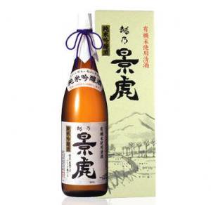 越乃景虎 有機米 純米吟醸 1800ml