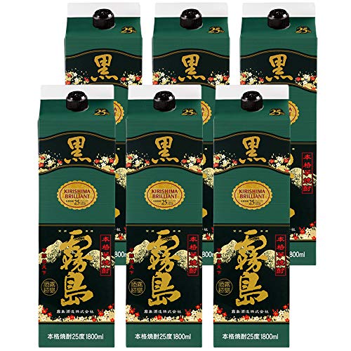 25°黒霧島パック 芋 1.8l X6