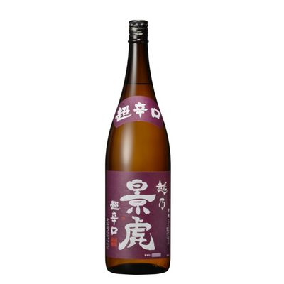 越乃景虎 超辛口 無糖 赤ラベル 1.8L 新潟県 諸橋酒造