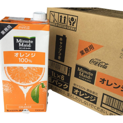 ミニッツメイド　オレンジジュースパック１Ｌ　コカ・コーラ