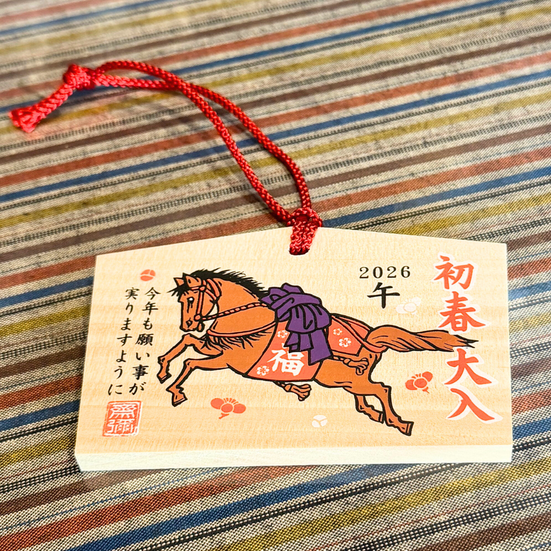 雪の茅舎 純米吟醸 初春大入 1800ｍｌ（金粉別添 絵馬付）【限定】