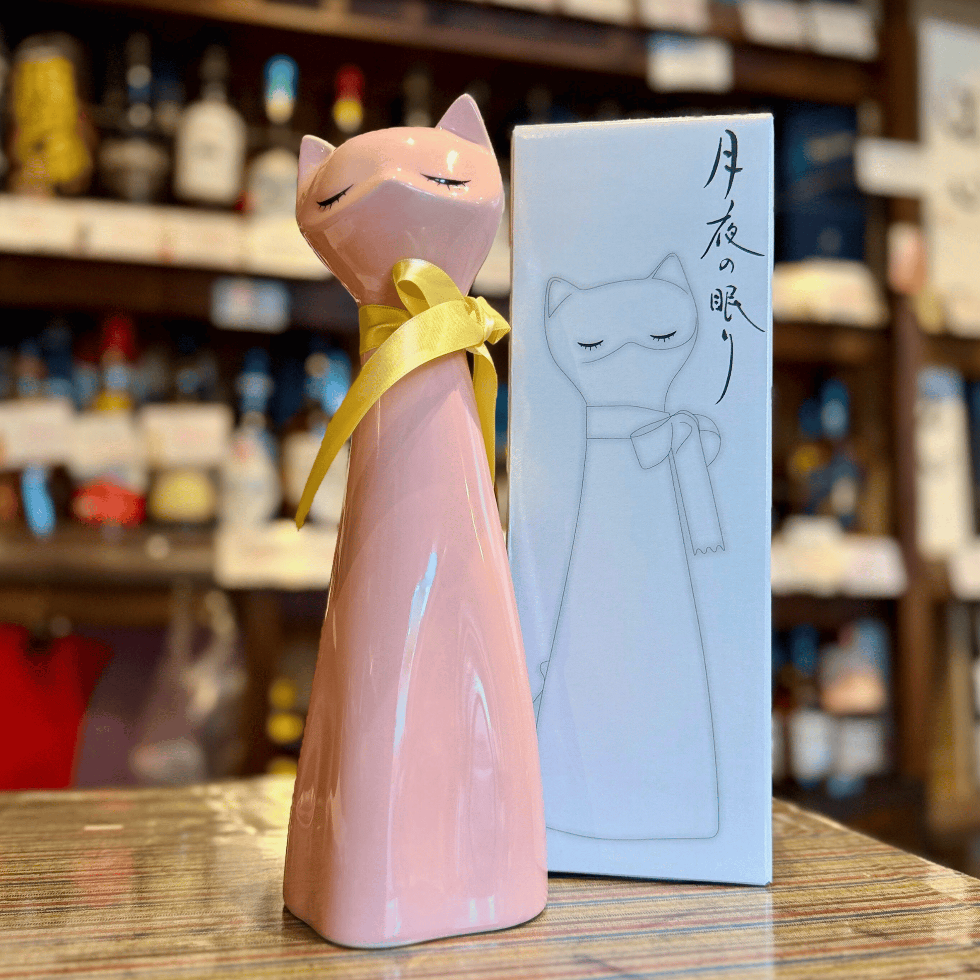 千代寿 純米 月夜の眠り 桃猫ボトル