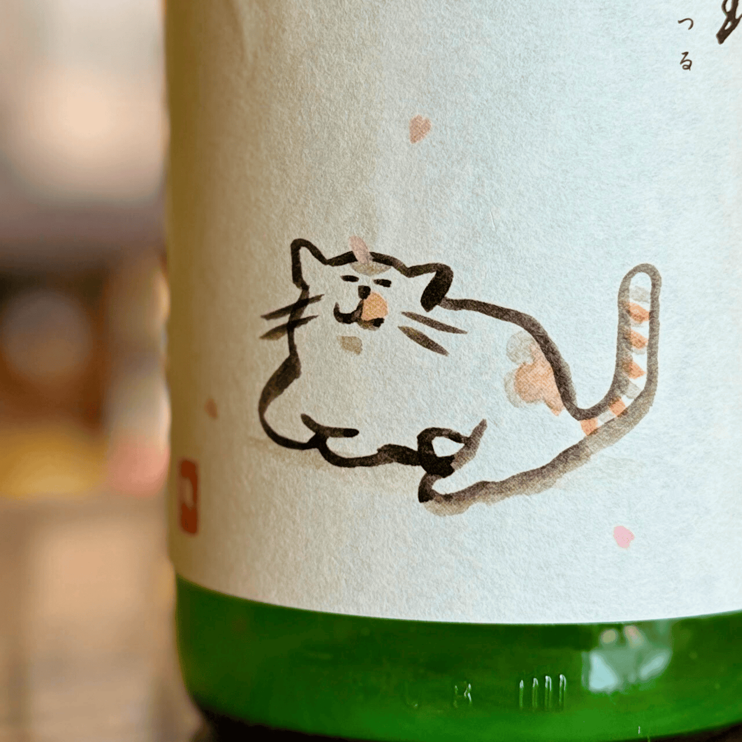 【2026.3.8頃発売】萩の鶴 純米吟醸 別仕込生原酒 『さくら猫ラベル』【限定品】【クール便】宮城県