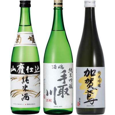 能登半島 復興支援酒 720ml3本セット「能登と共に」石川県のお酒を飲んで応援しましょう